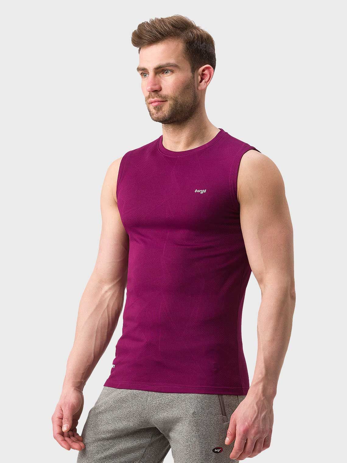 Men Slim Fit Sleeveless T-shirt - Image 4