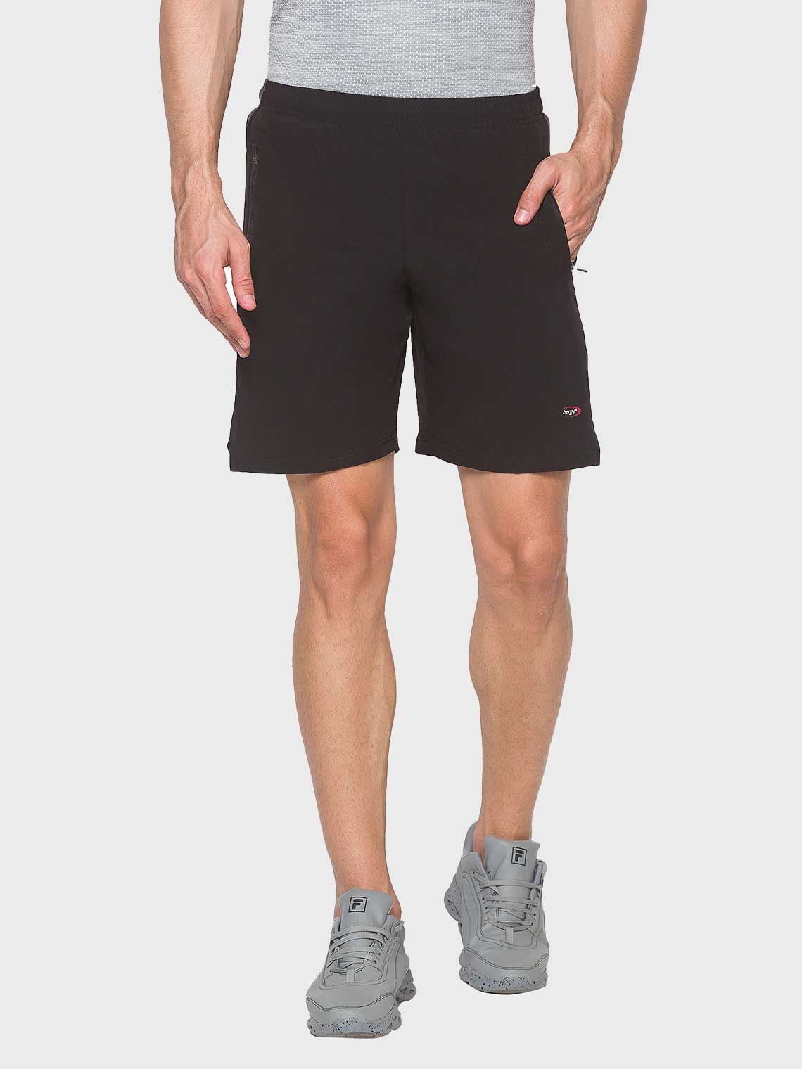 Men Woven Slim Fit Sports Shorts - Image 3