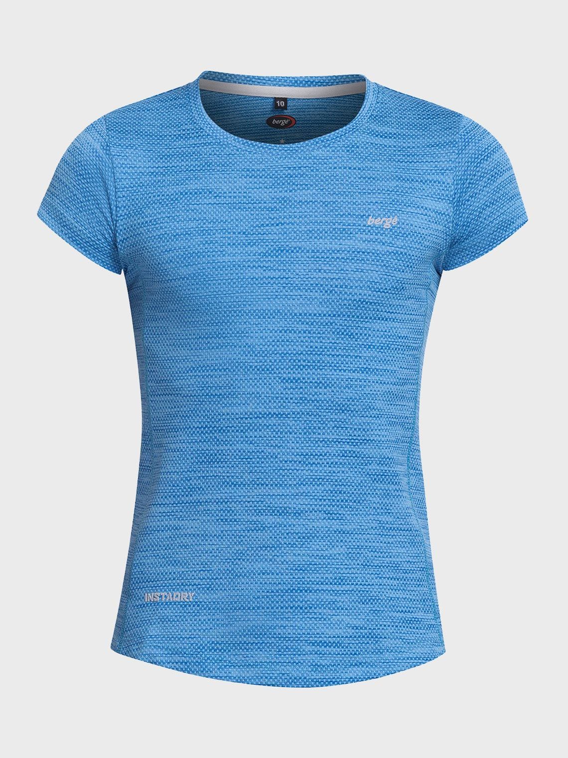 Girl's Round Neck Jacquard Slimfit T-shirt