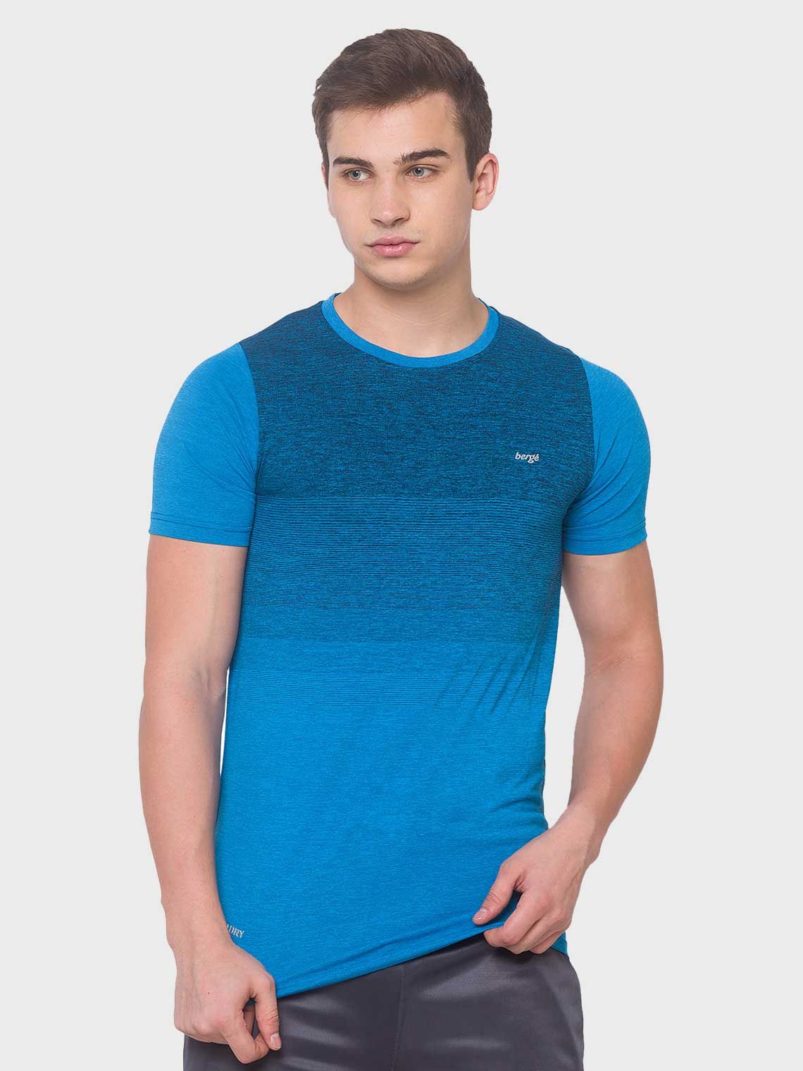 Men Casual Instadry Ombre T-Shirt
