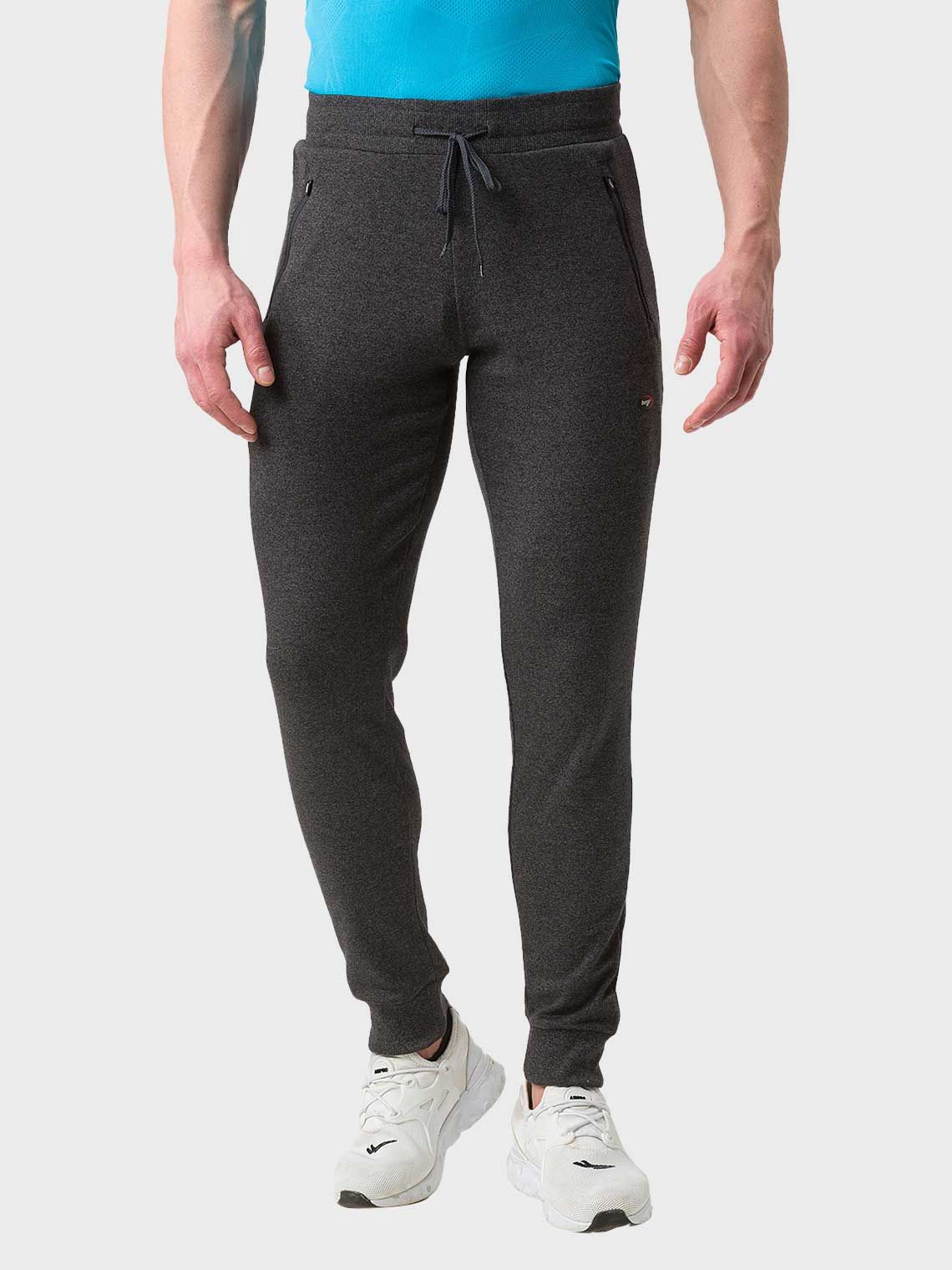 Men Melange Joggers - Image 3