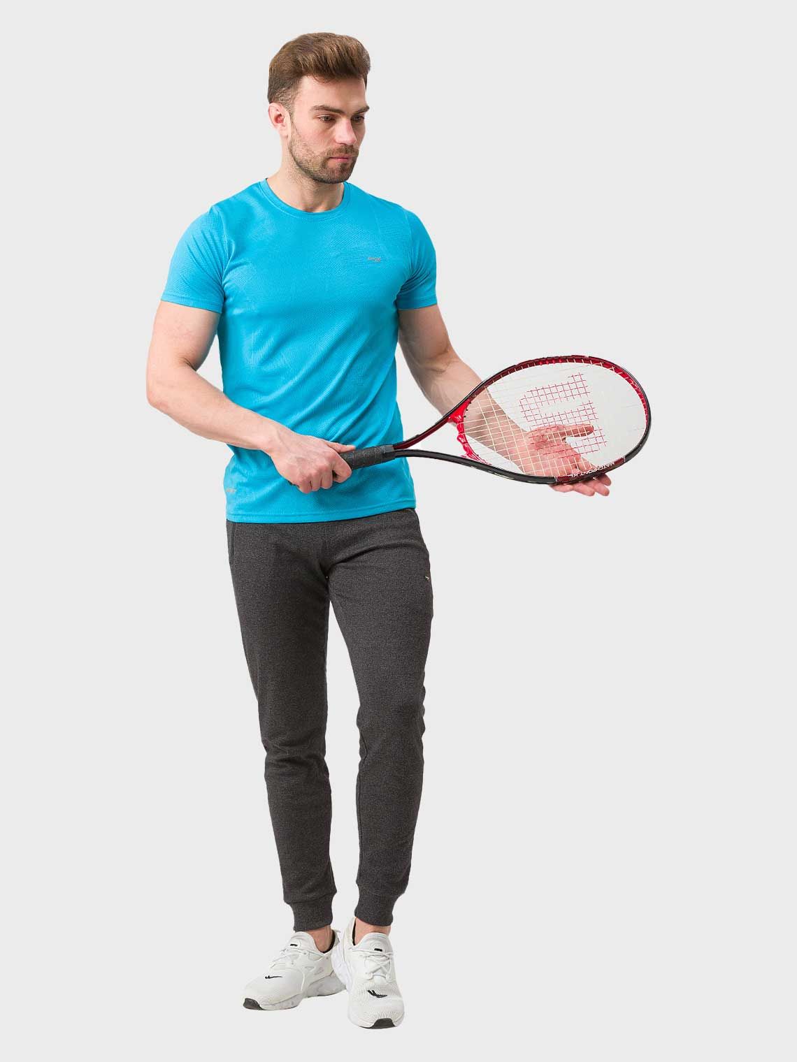 Men Melange Joggers - Image 6