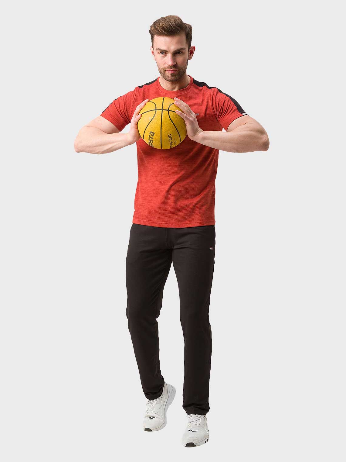 Men Round Neck Slim Fit T-shirt - Image 4