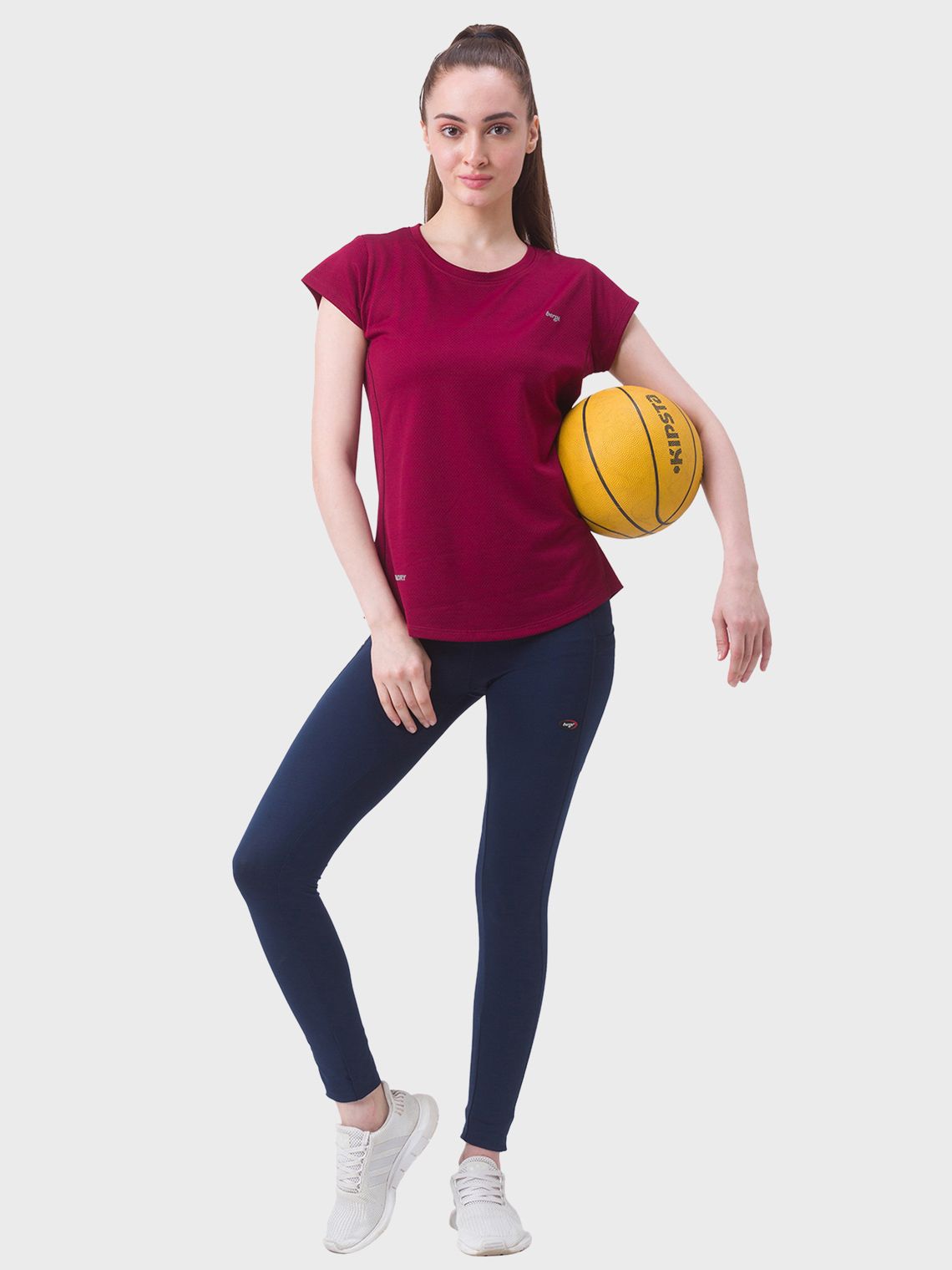 Women Solid Slimfit Active Tights - Image 6
