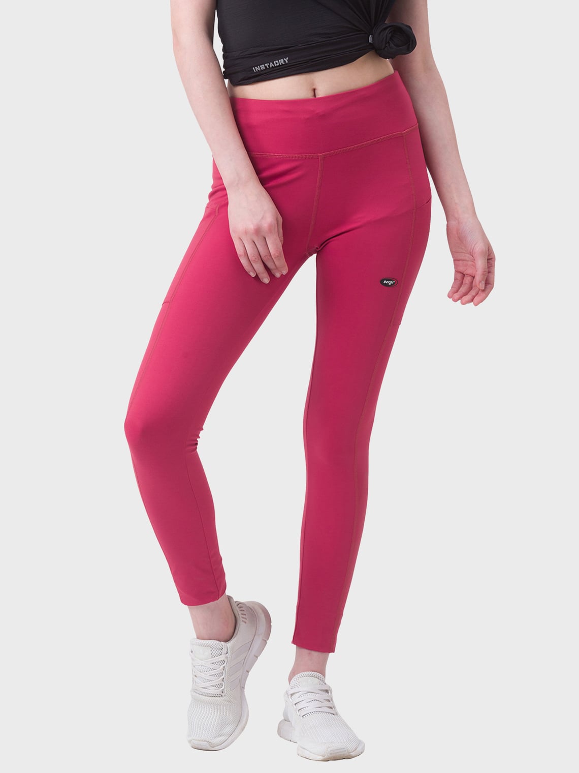 chilli red sports track pants