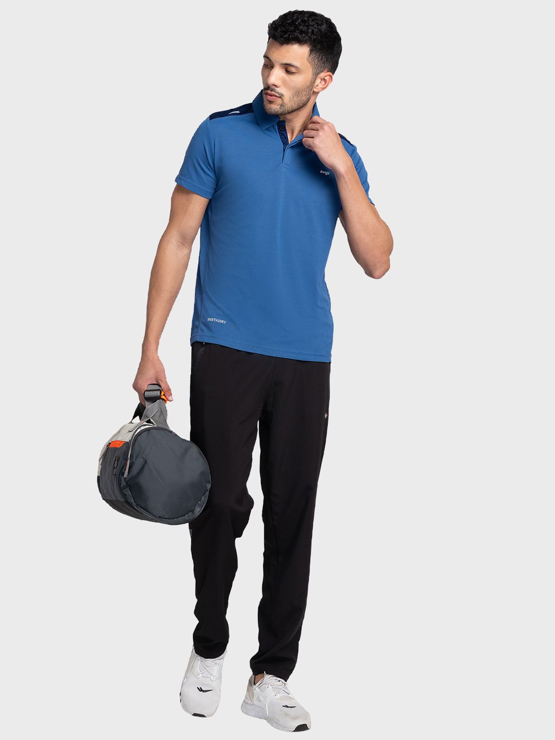 Men Jacquard Collar Camo T-shirt - Image 6