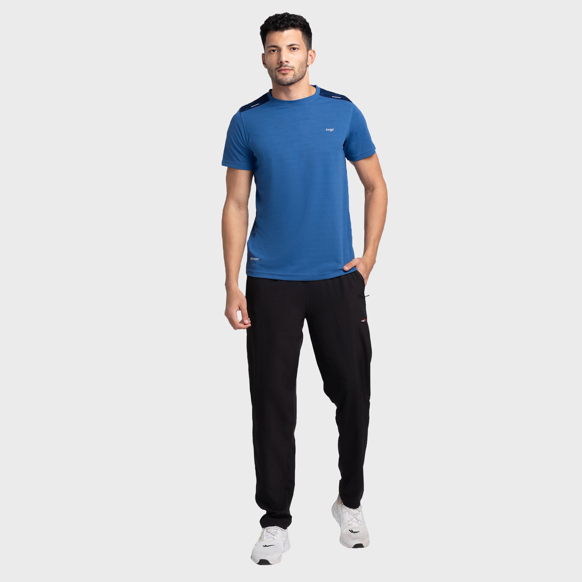 Men Round Neck Jacquard Camo T- shirt - Image 2