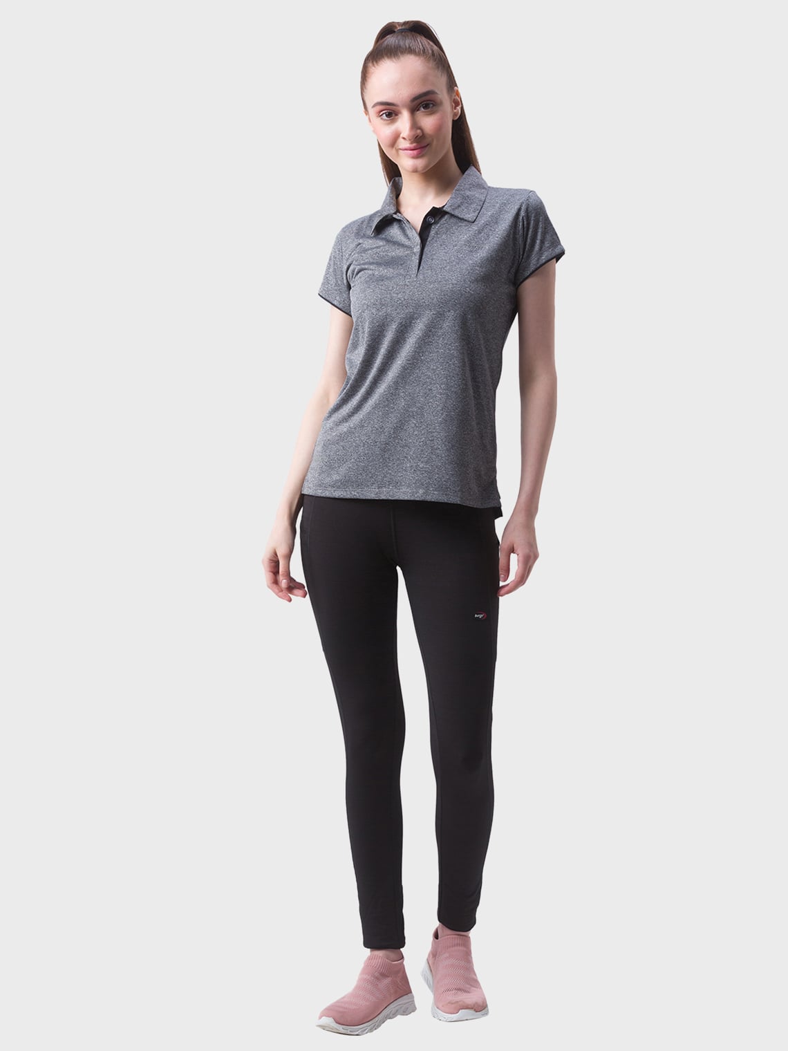 Women Polo Slim Fit Instadry® T-shirt - Image 2