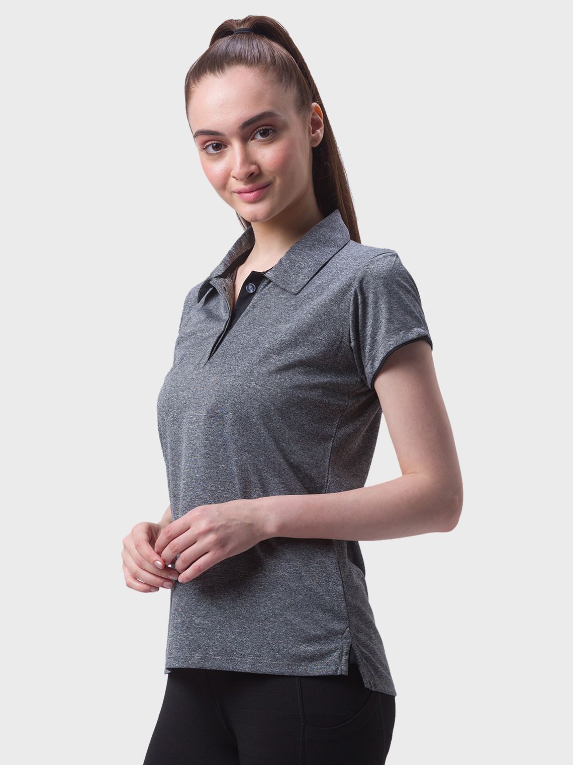Women Polo Slim Fit Instadry® T-shirt - Image 4
