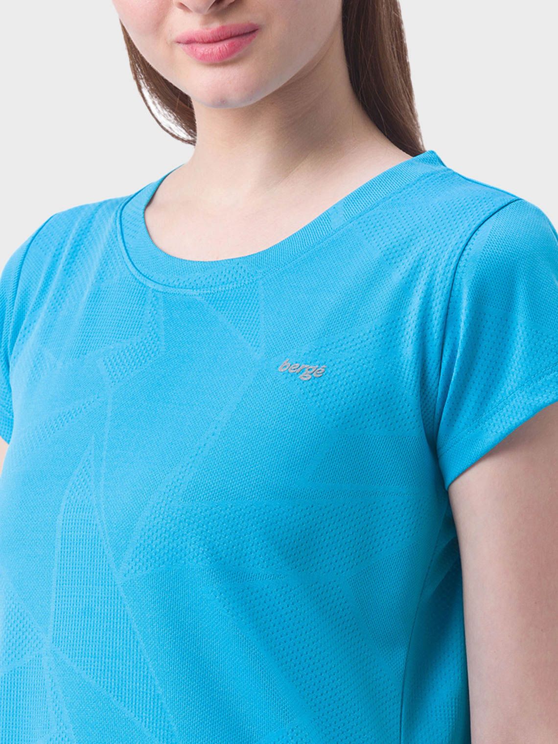 Women Self Design Round Neck Slim Fit T-shirt - Image 5