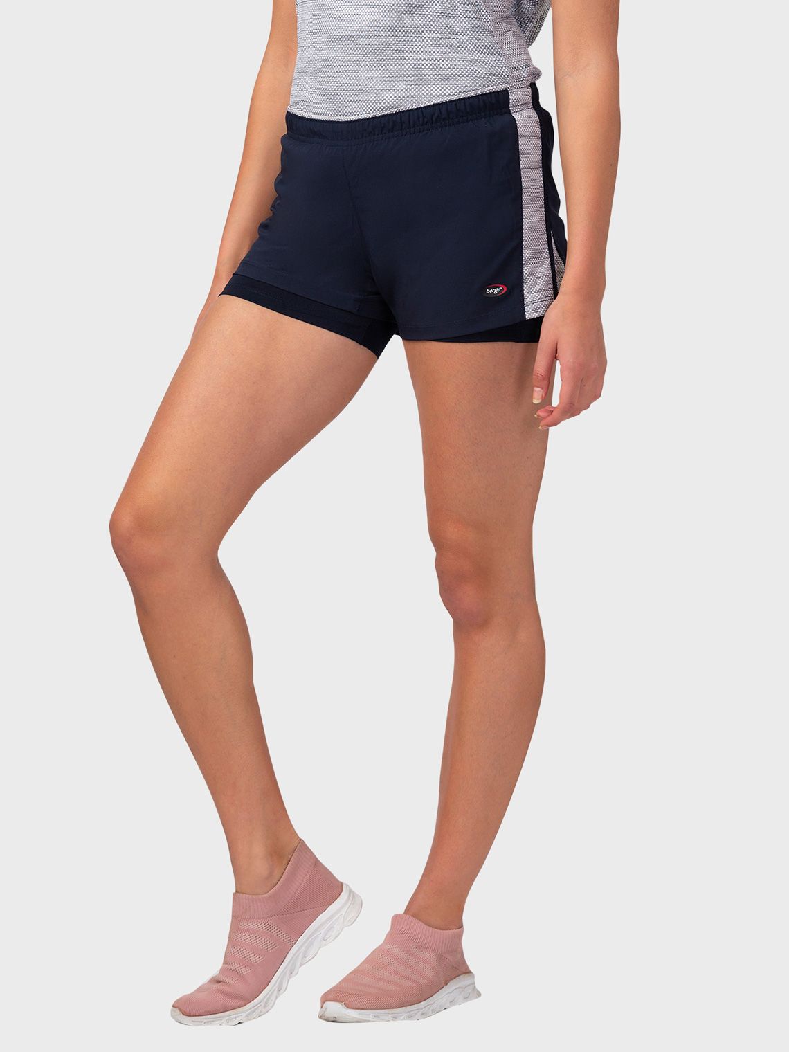 Women Running Shorts with Tights - Image 4