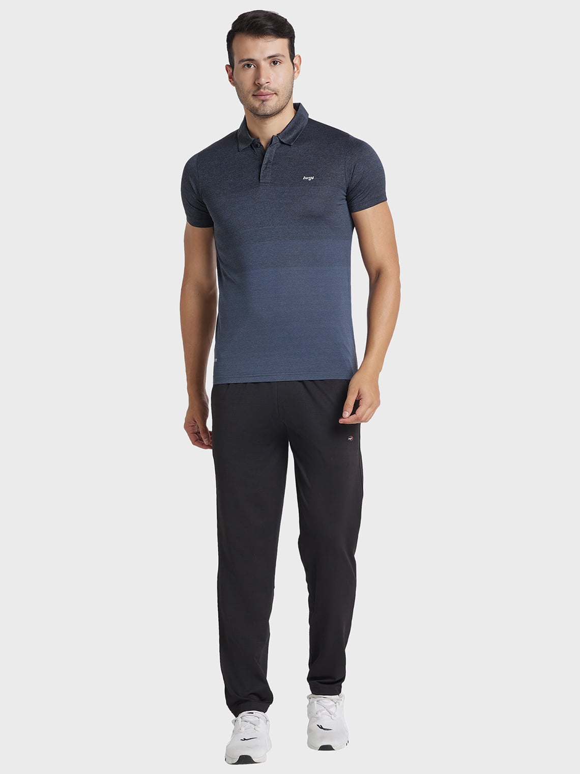 Men Instadry Collar Ombre T-Shirt - Image 2