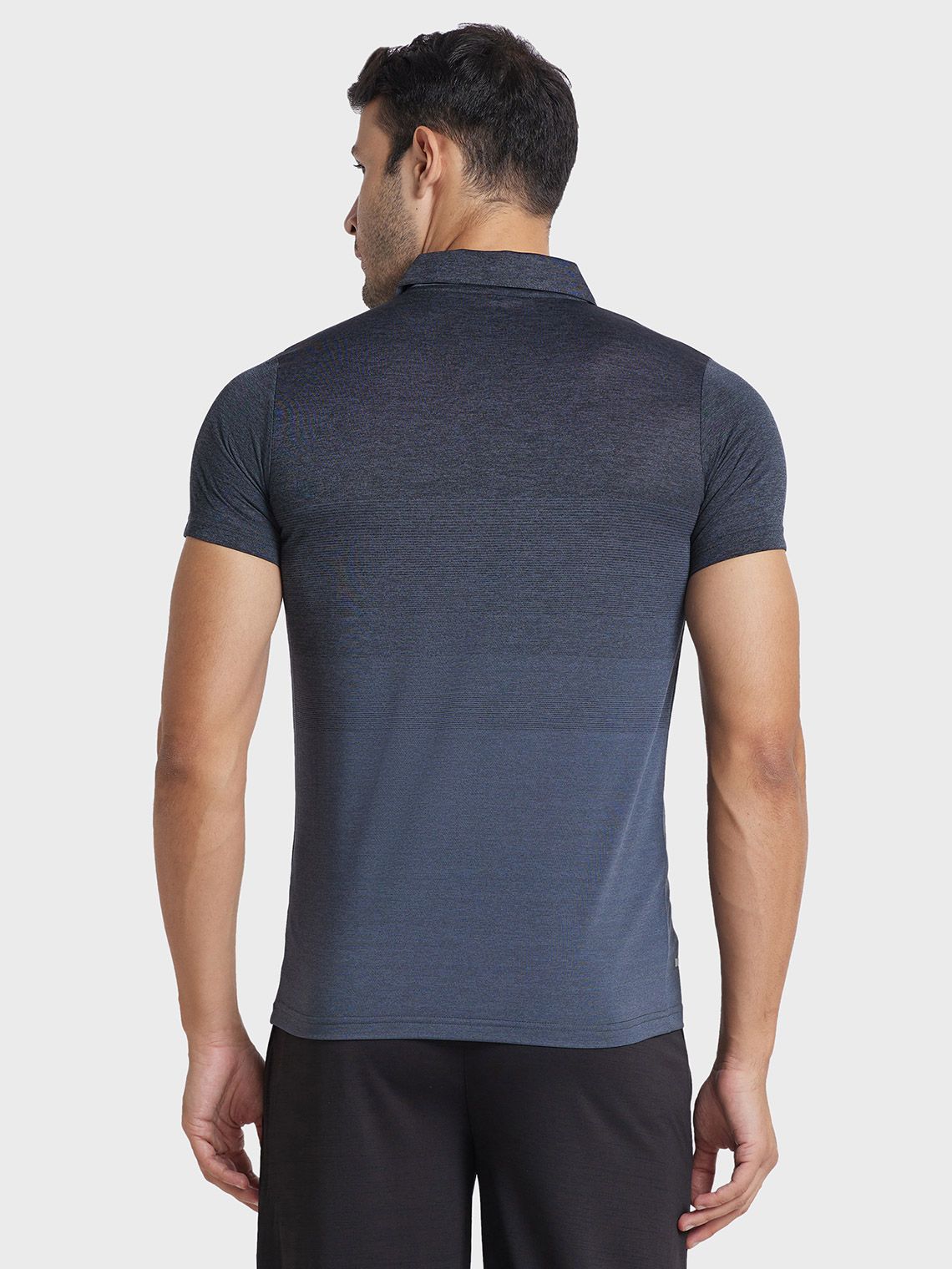 Men Instadry Collar Ombre T-Shirt - Image 3