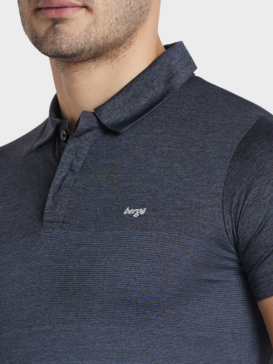 Men Instadry Collar Ombre T-Shirt - Image 5
