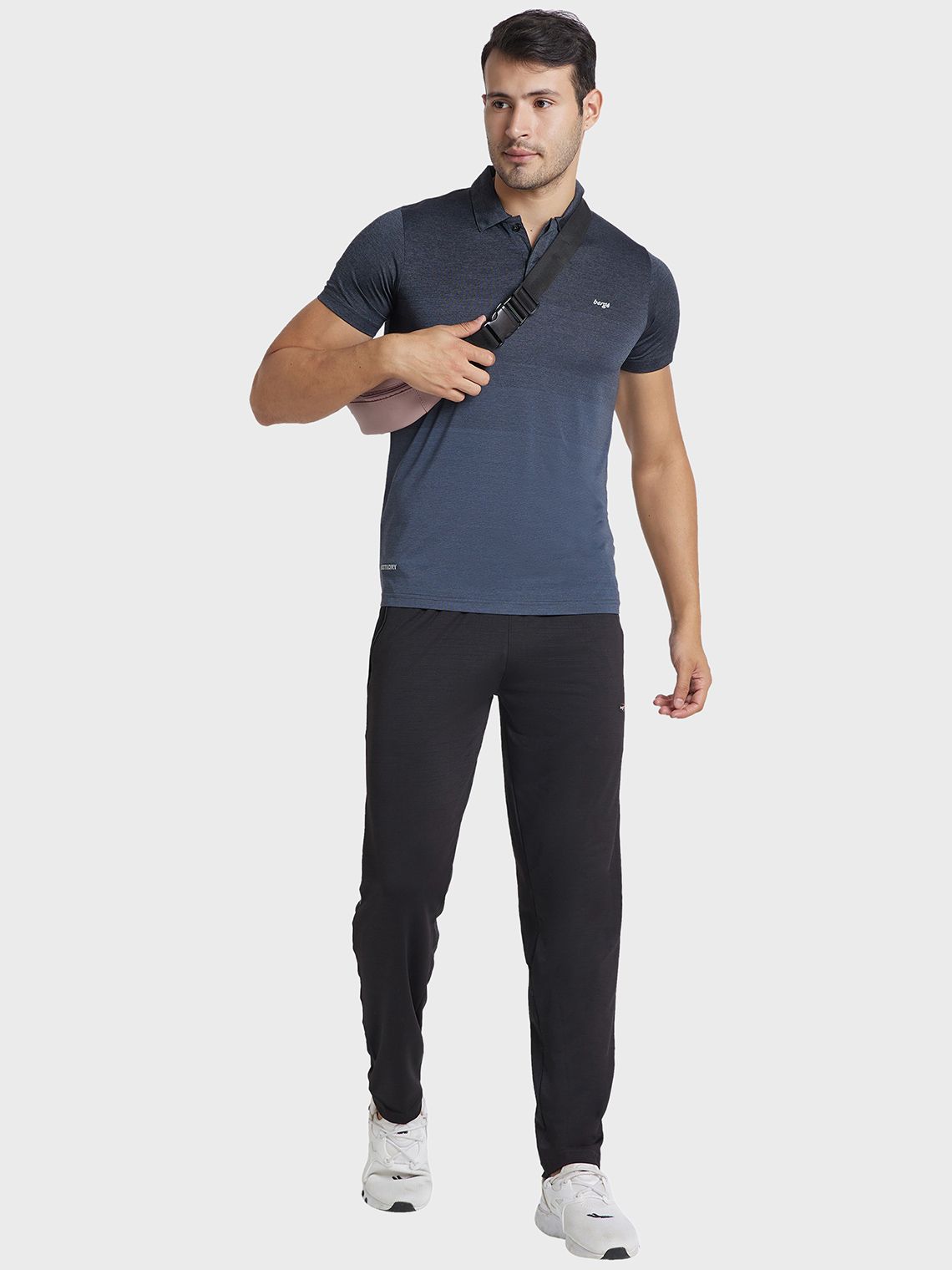 Men Instadry Collar Ombre T-Shirt - Image 6