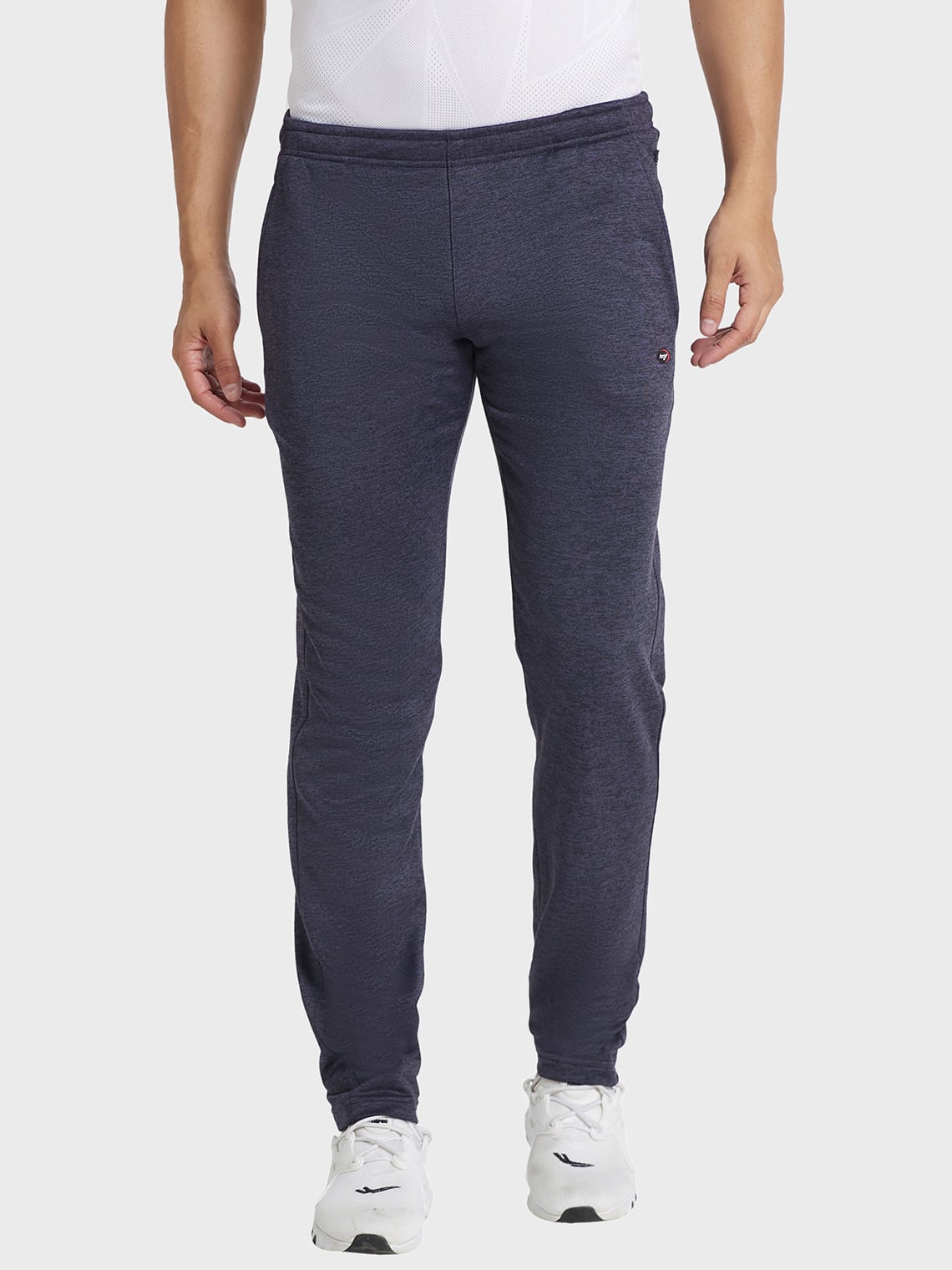 Men Ultra Slim Fit Instadry® Melange Track Pant with 4 Pockets