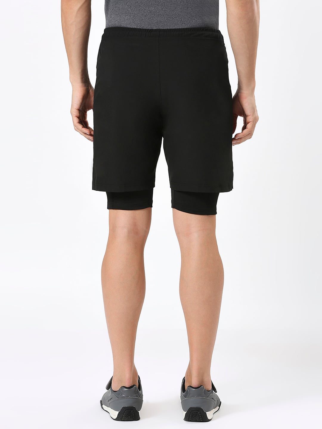 Men Running Shorts with Tights - Image 2