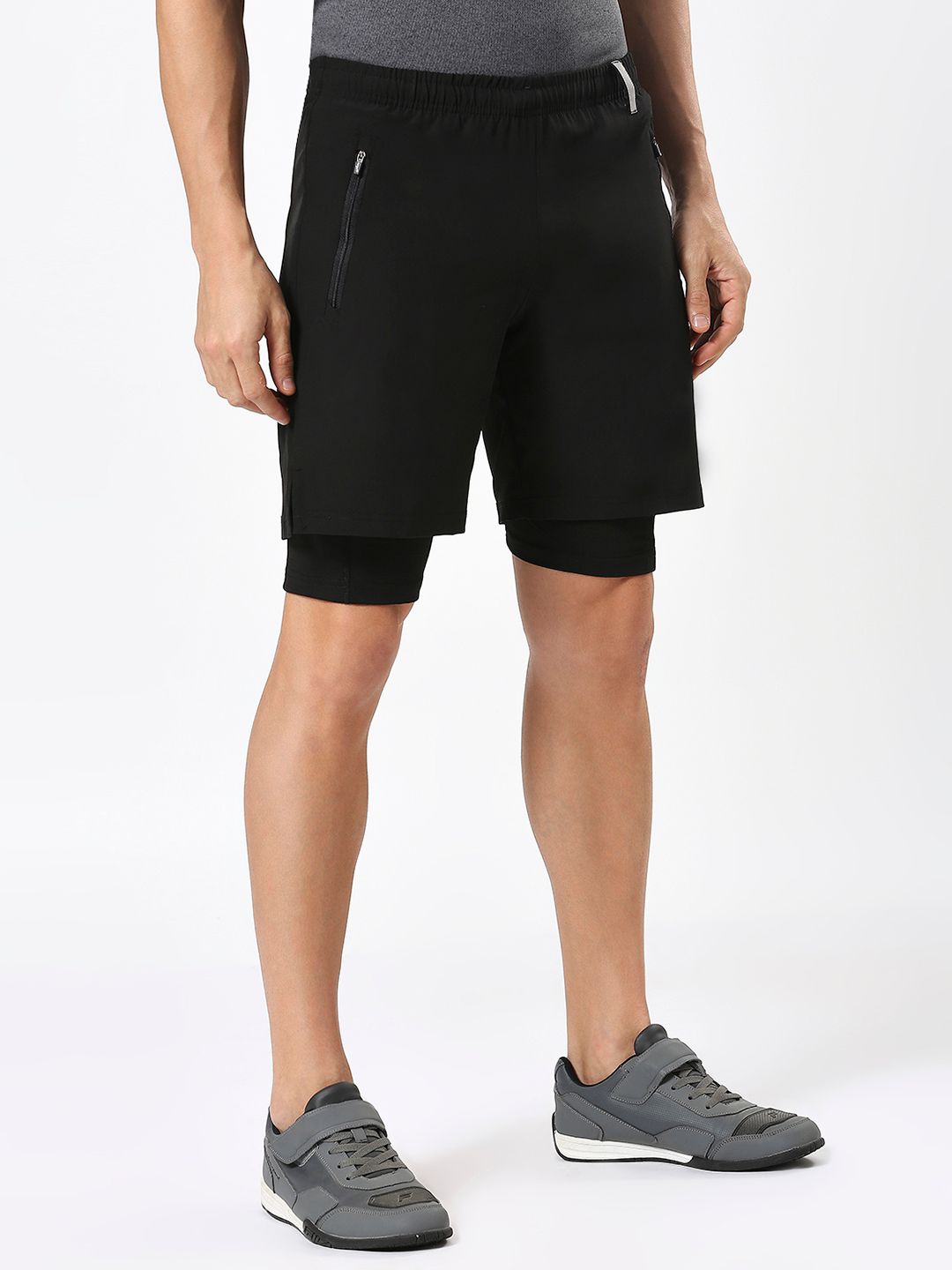 Men Running Shorts with Tights - Image 3