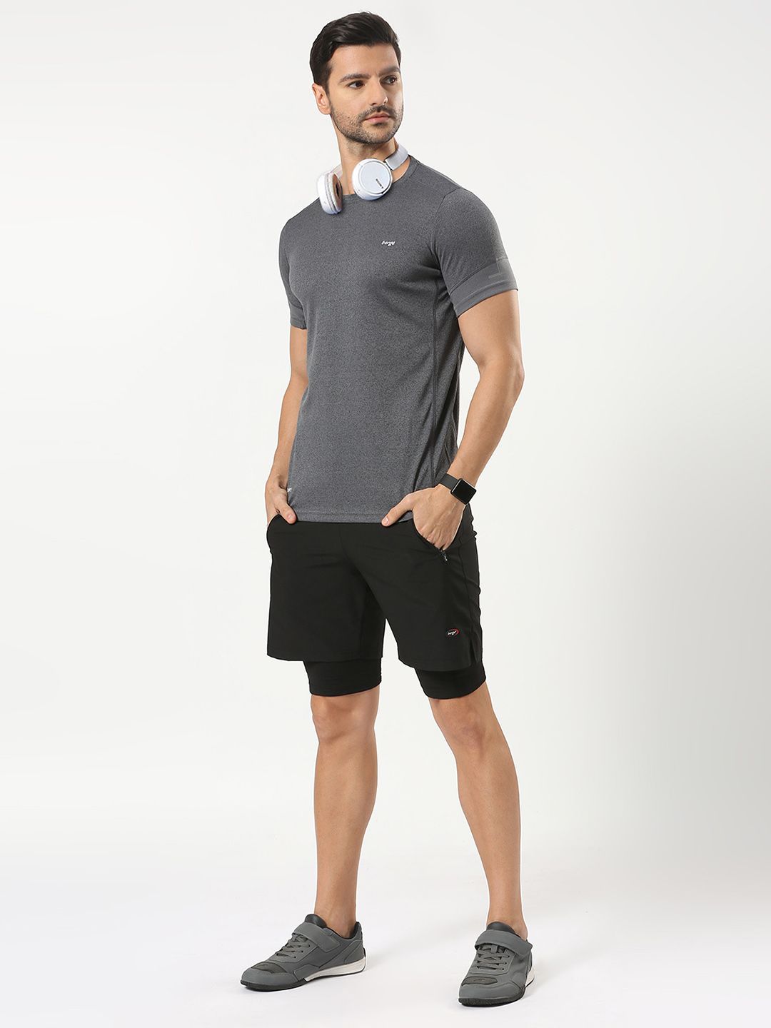 Men Running Shorts with Tights - Image 6