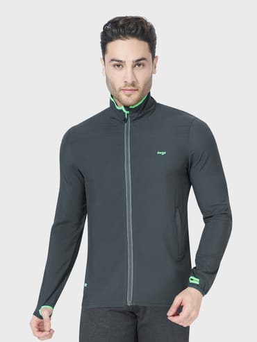 black green mens jacket
