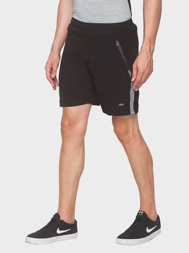 mens black sports shorts