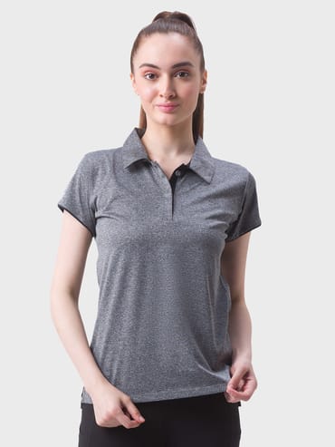Women Polo Slim Fit Instadry® T-shirt
