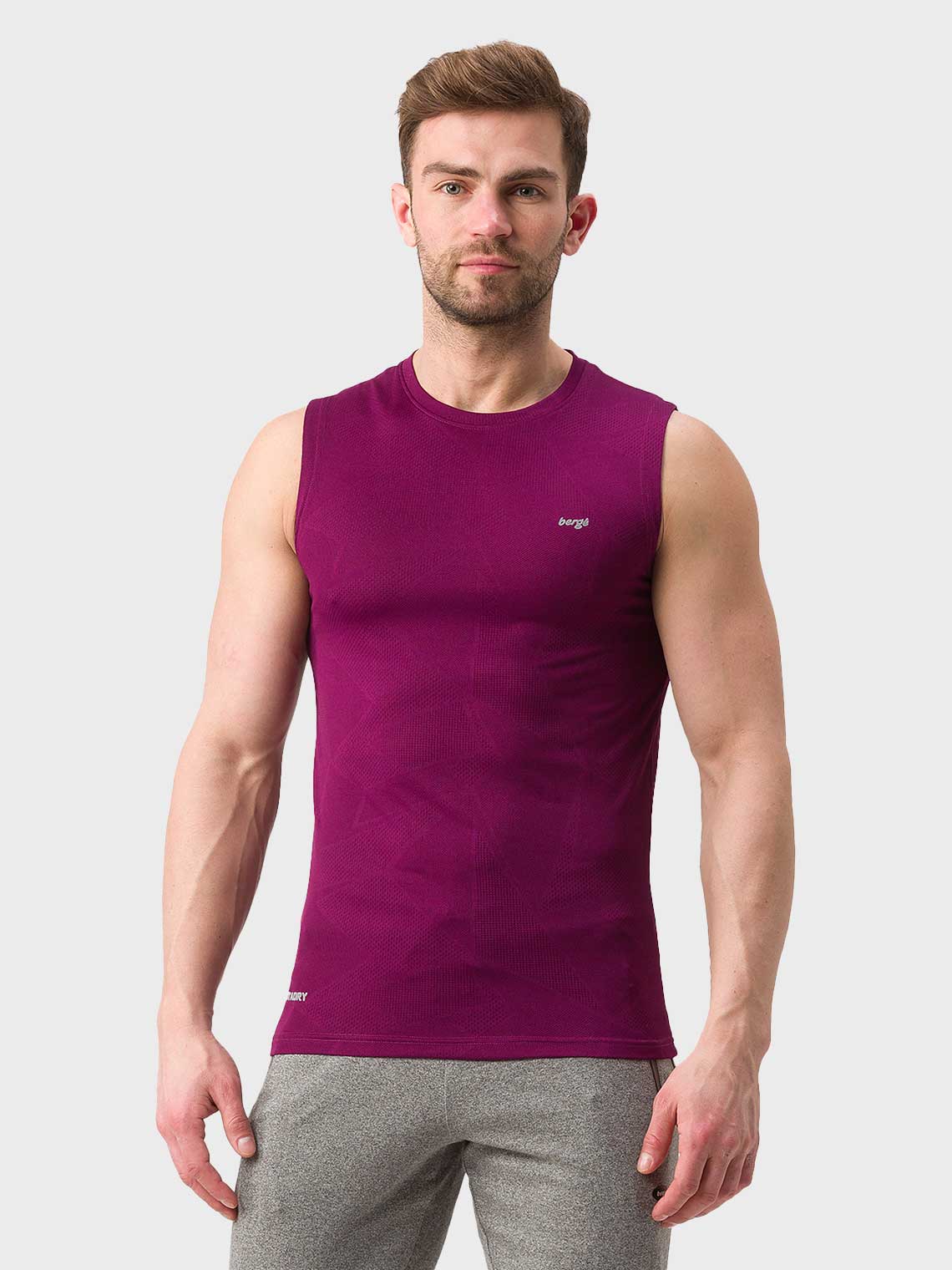 Berge Men's Slim Fit Sleeveless T-Shirt 