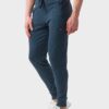 mens teal melange joggers