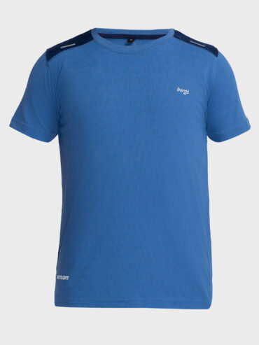 Boy's Round Neck Jacquard Camo T- shirt